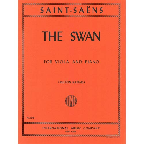 The Swan, viola and piano; Camille Saint-Saens (International)