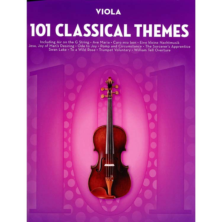 101 Classical Themes for Viola; (Hal Leonard)