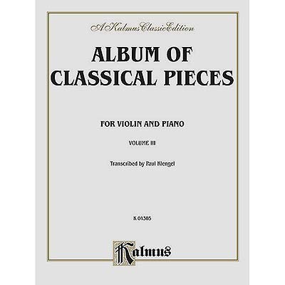 Album of Classical Pieces, volume 3, viola (Klengel)