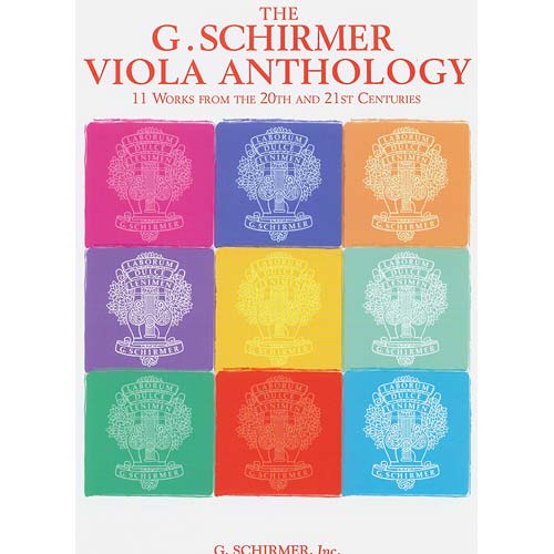 The G. Schirmer Viola Anthology, with piano, 11 Works from the 20th and 21st Centuries; Various (Hal Leonard)