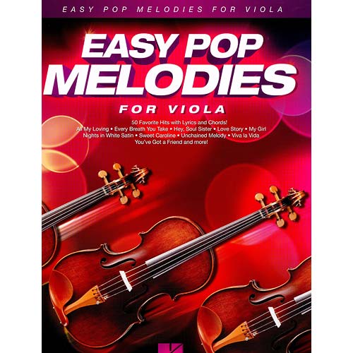 Easy Pop Melodies for viola; Various  (Hal Leonard)