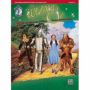 The Wizard of Oz, for violin and piano, Book/CD: Harold Arlen (Alfred)