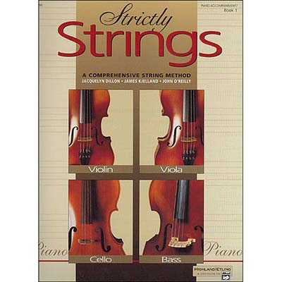 Strictly Strings, book 1 piano accompaniment for violin, viola, cello, and bass (Alfred)