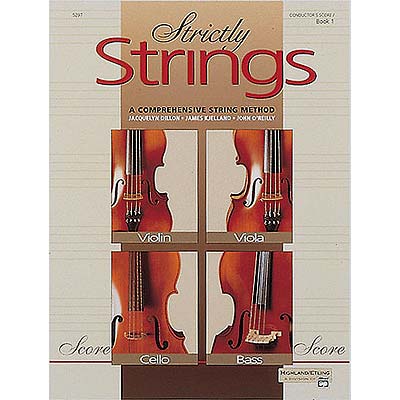 Strictly Strings, Book 1, conductor's score for violin, viola, cello & bass (Alfred)