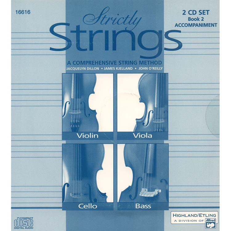 Strictly Strings, book 2 CD for violin, viola, cello