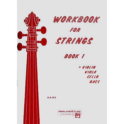 Workbook for Strings, Book 1, for violin; Forest Etling (Highland Etling)