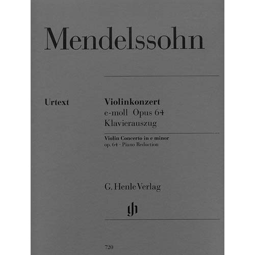 Concerto in E minor, Op.64 for violin and piano (urtext); Felix Mendelssohn