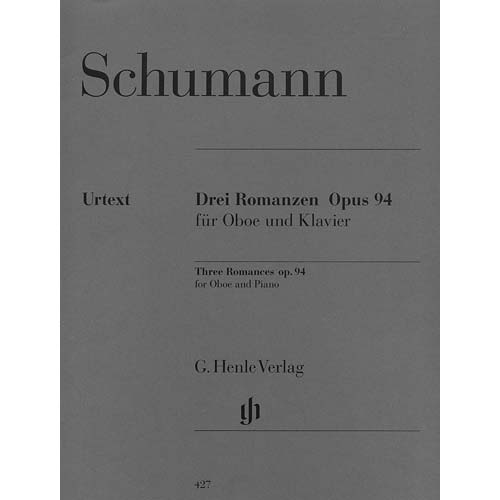 Three Romances, Op. 94 (urtext); Robert Schumann (G. Henle Verlag)