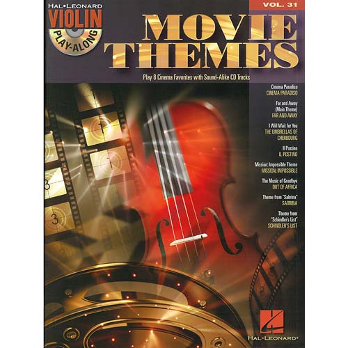 Movie Themes for Violin, with audio access (Hal Leonard)