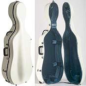 Bobelock 2000W White Fiberglass 3/4 Cello Case