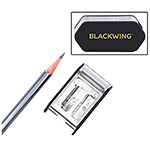 Blackwing Two-Step Long Point Pencil Sharpener, black
