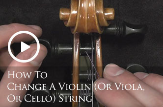 How To Change A Violin (Or Viola, Or Cello) String